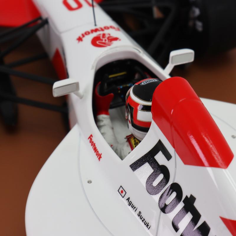 テクノモデル 1/18 フットワーク FA13 #10 鈴木亜久里 1992年 日本GP