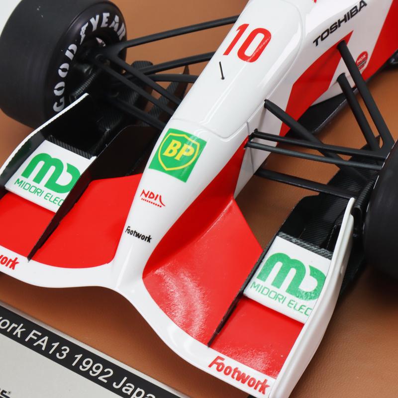 テクノモデル 1/18 フットワーク FA13 #10 鈴木亜久里 1992年 日本GP