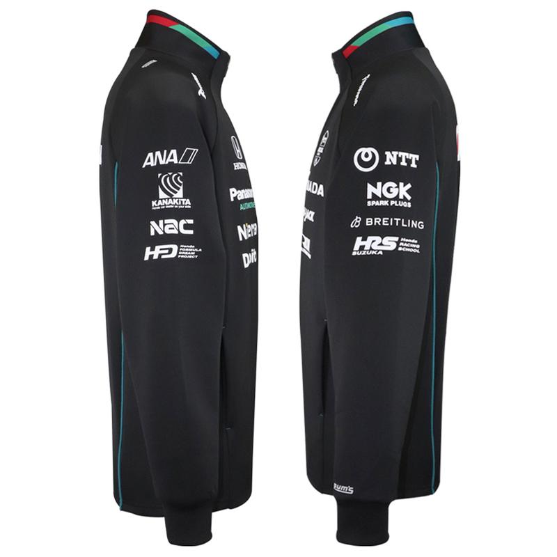 2024 佐藤 琢磨 TS ドライバーズ フルジップ スウェット ブラック 
