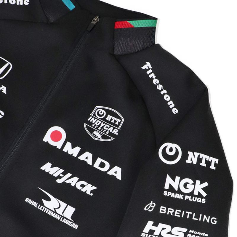 2024 佐藤 琢磨 TS ドライバーズ フルジップ スウェット ブラック 