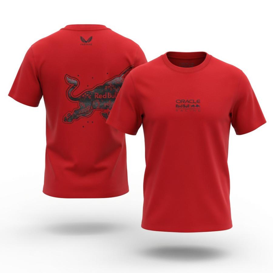 2026 オラクル レッドブル レーシング グラフィック 闘牛ロゴ Tシャツ