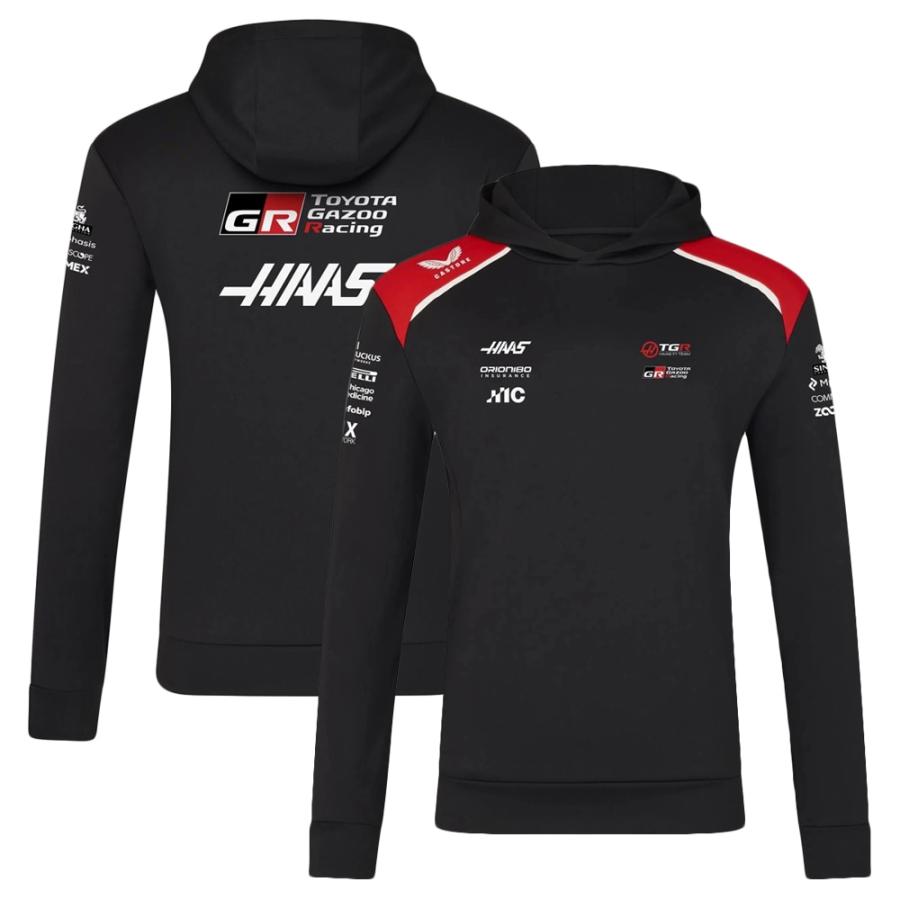 2026 TGR ハース F1 チーム プルオーバー フーディー ブラック