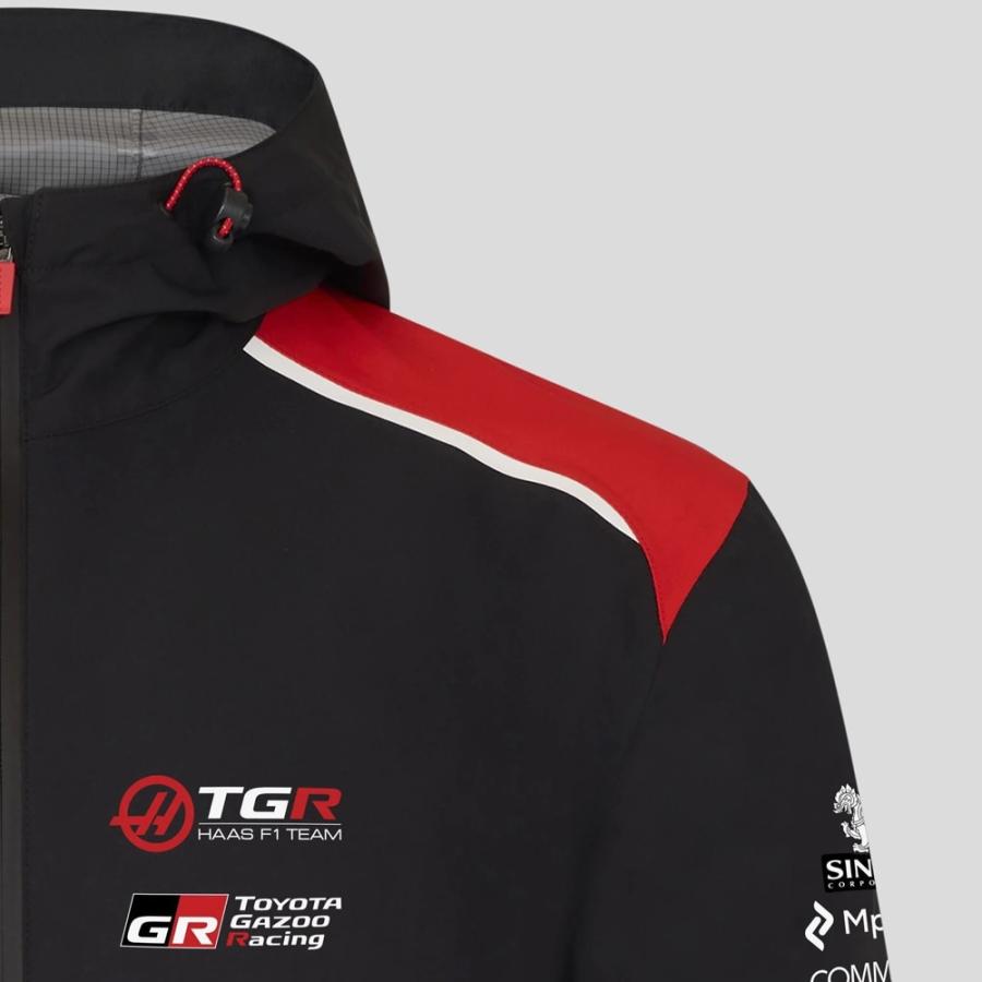 2026 TGR ハース F1 チーム レイン ジャケット ブラック エフワン 公式 