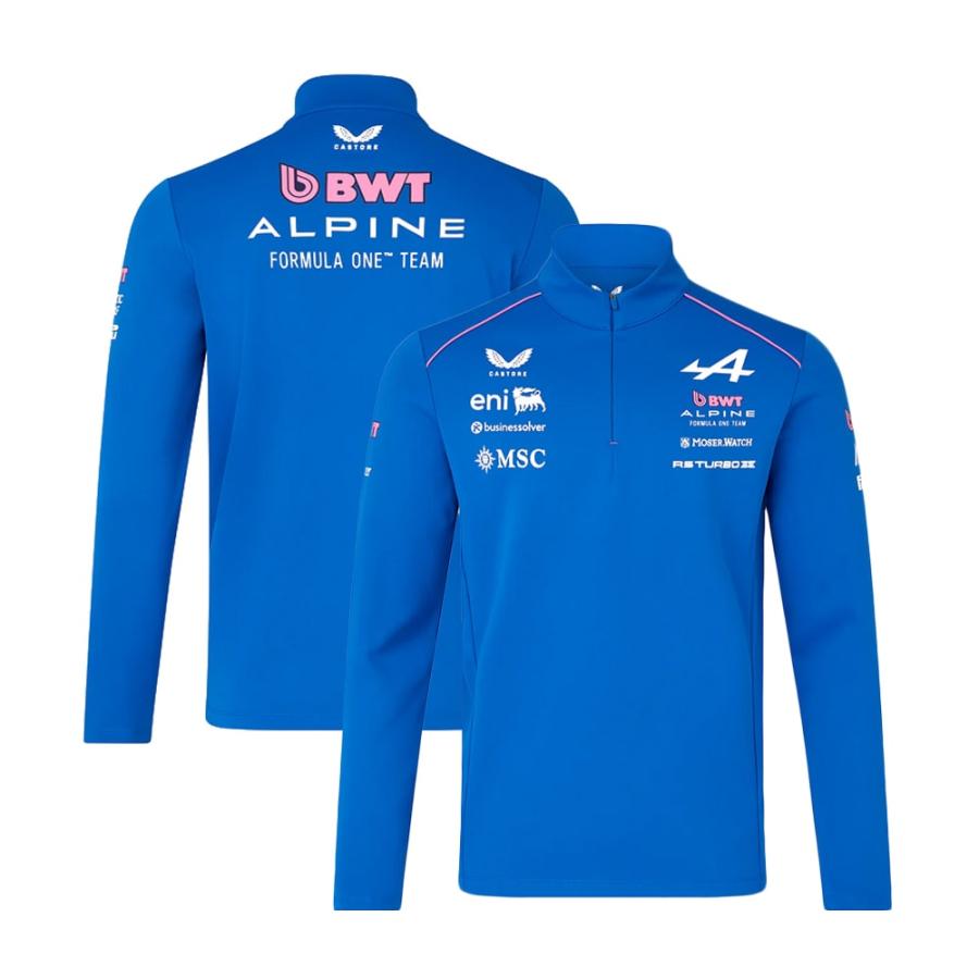 2026 BWT アルピーヌ F1 チーム 1/4ジップ ミッドレイヤー ジャケット 
