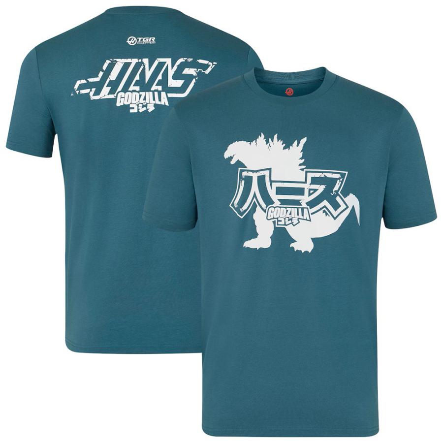2026 TGR ハース F1 チーム x ゴジラ Godzilla Tシャツ グリーン 公式
