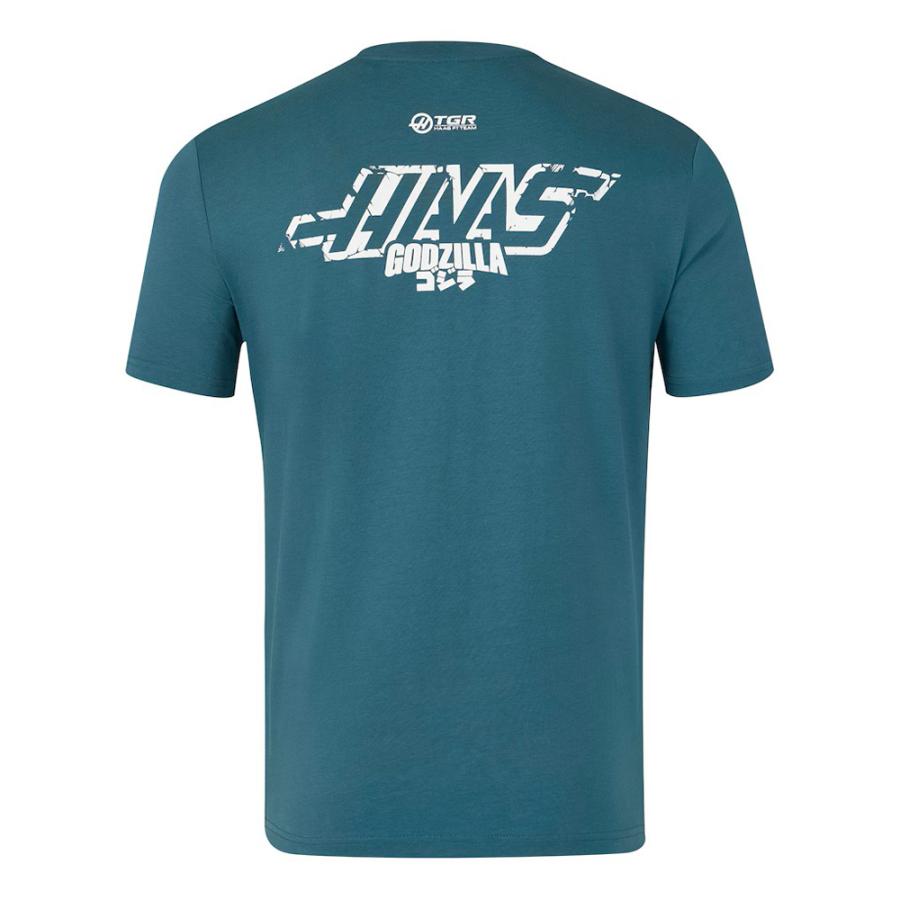 2026 TGR ハース F1 x ゴジラ Tシャツ F1日本GP 限定Lサイズ 2026 TGR ハース F1 チーム x ゴジラ Godzilla Tシャツ グリーン 公式