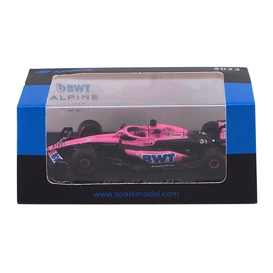 スパーク 1/64 アルピーヌ BWT F1 チーム A523 #31 エステバン オコン