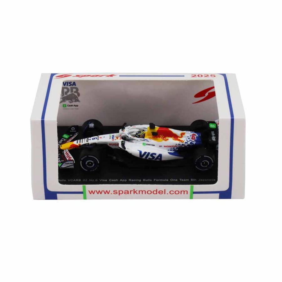 ミニカー VCARB 02 No.6 Japanese GP 2025 スパーク 1/64 レーシングブルズ VCARB 02 No.6 2025 日本GP I