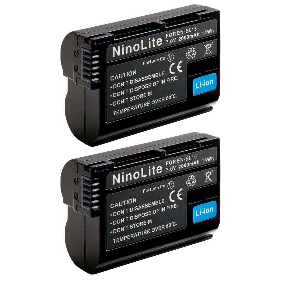 2個セット EN-EL15 ニコン 互換バッテリー Nikon 1 V1 等 対応 