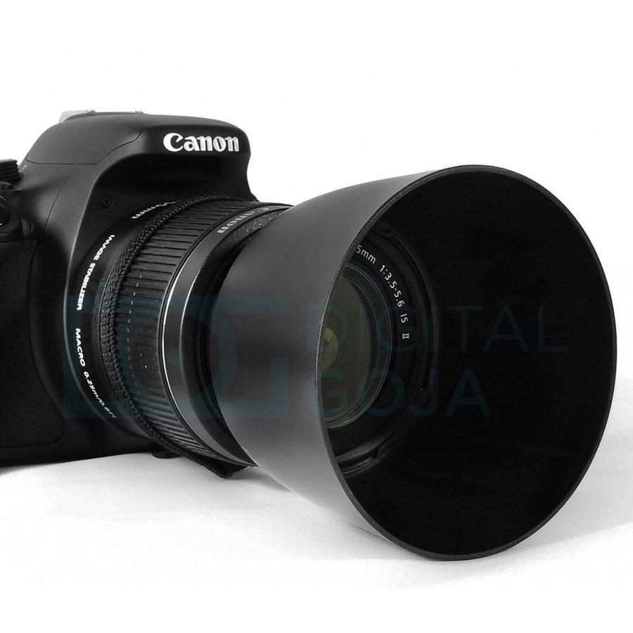 CanonEF-S55-250mmF4-5.6 IS フード付きET-60セット ET-60 互換レンズフード キヤノン 交換レンズ EF-S55-250mm F4-5.6 IS