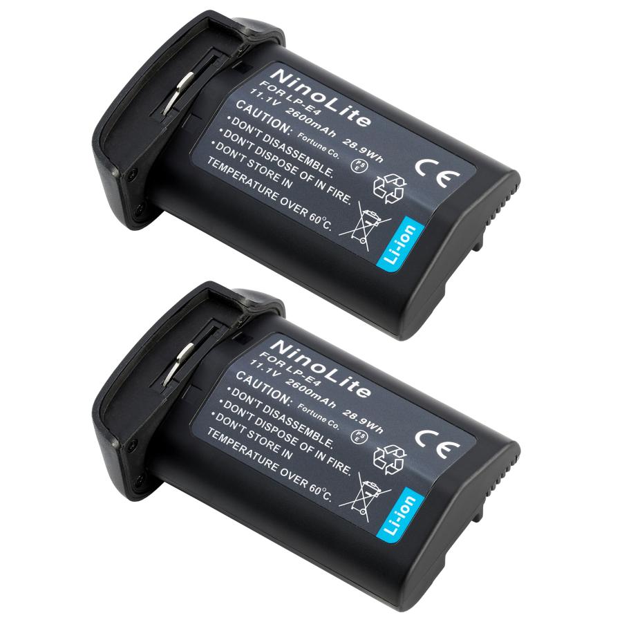 2個セット Canon キヤノン LP-E4 LP-E4N互換バッテリーEOS-1D C 等