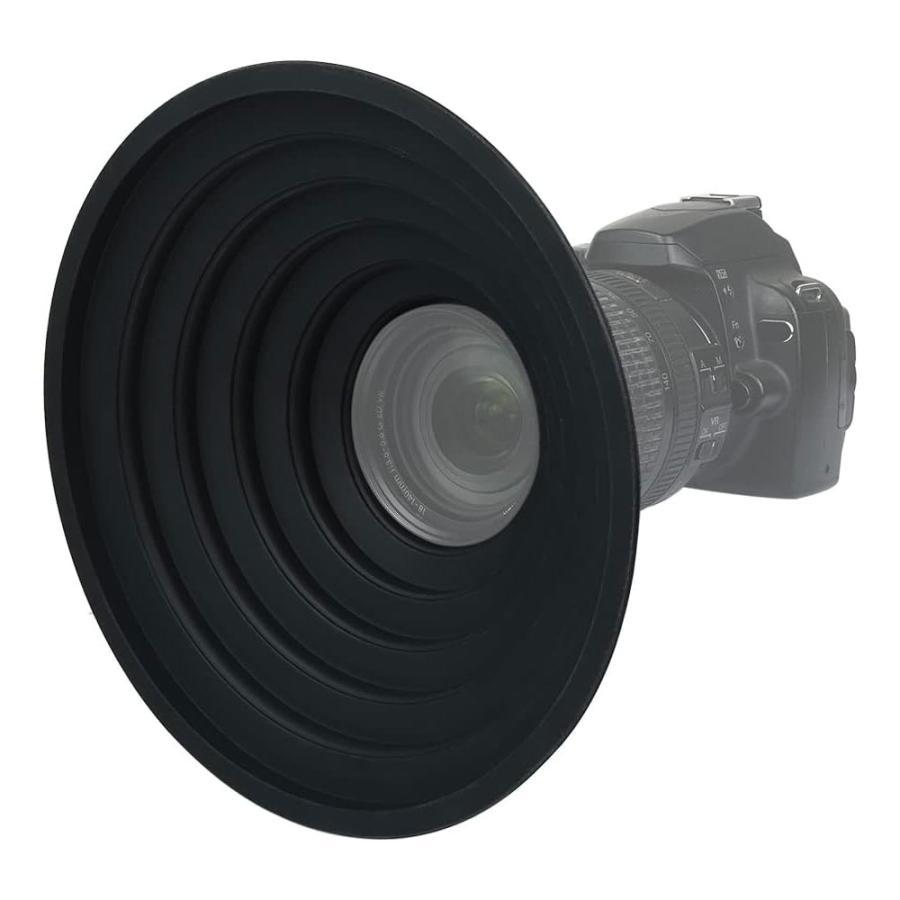 シリコンレンズフード 外径 72〜88mm 対応 折りたたみ式レンズフード