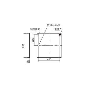 LEEM-P-40431L-LD9 東芝 真四角明かり社会的単位 物の具本体別売
