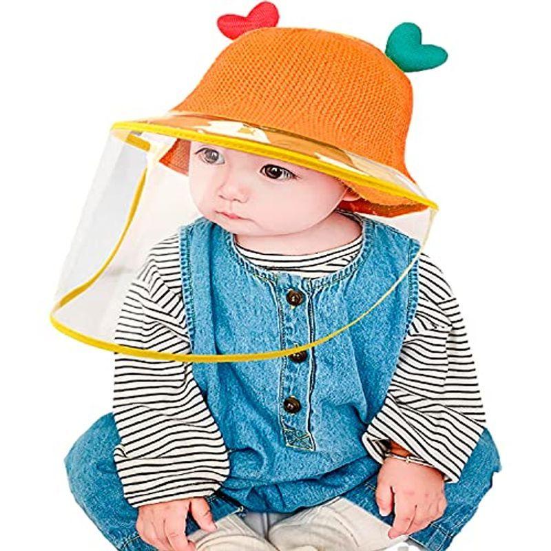 ミャオッティ ベビーニット帽子 赤ちゃん 外出用 フェイスガード付き 新生児 冬 耳付き 毛糸 防寒