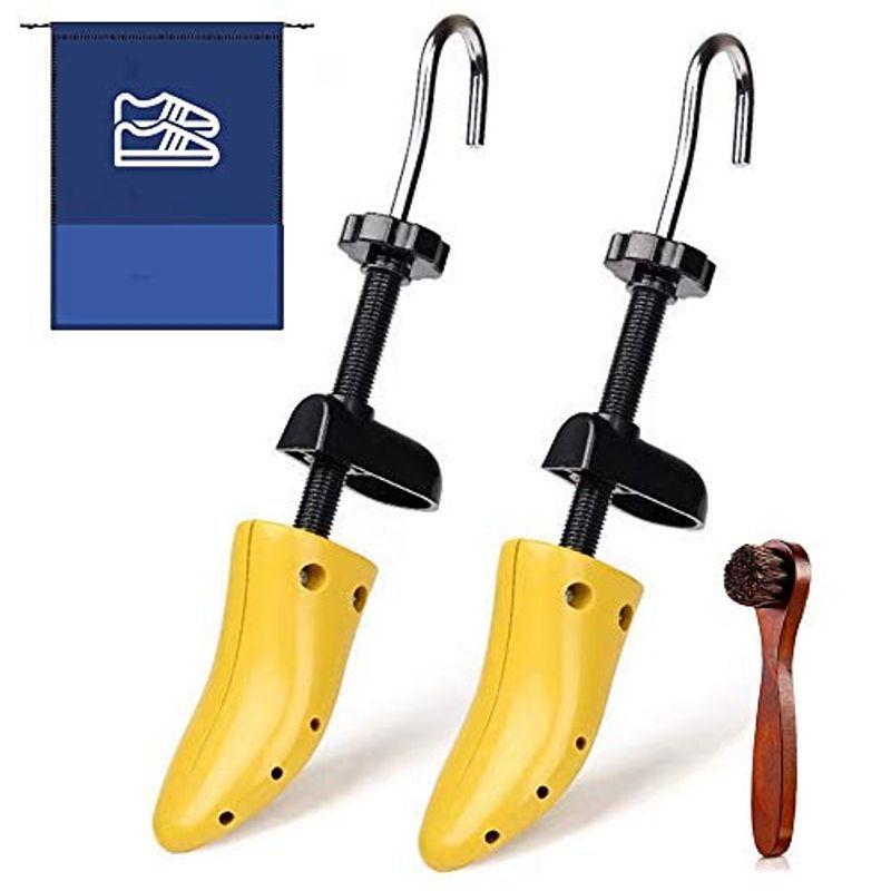 Whalesun シューズストレッチャー シューキーパー シューズフィッター 靴サイズ調整 靴伸ばし プラスチック シューズバッグ 靴ブ その他