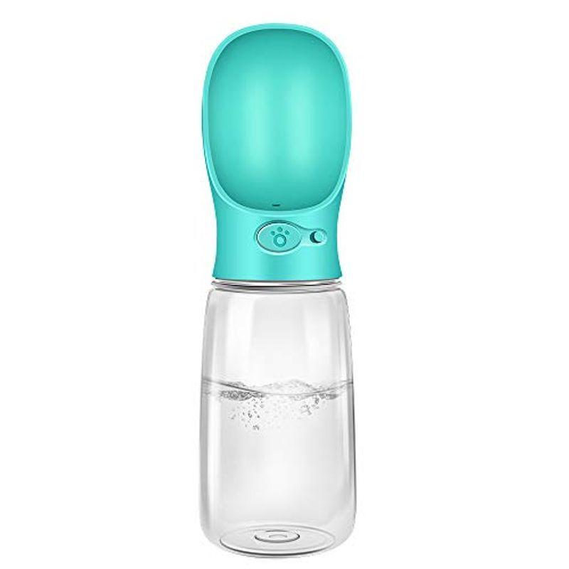 ペット給水器 お散歩ウォーターボトル ギフ 包装 550ml 猫 犬 水飲み器 携帯用 水漏れ防止 犬笛付き 水槽付き ハンディーボトル 給水 ボトル