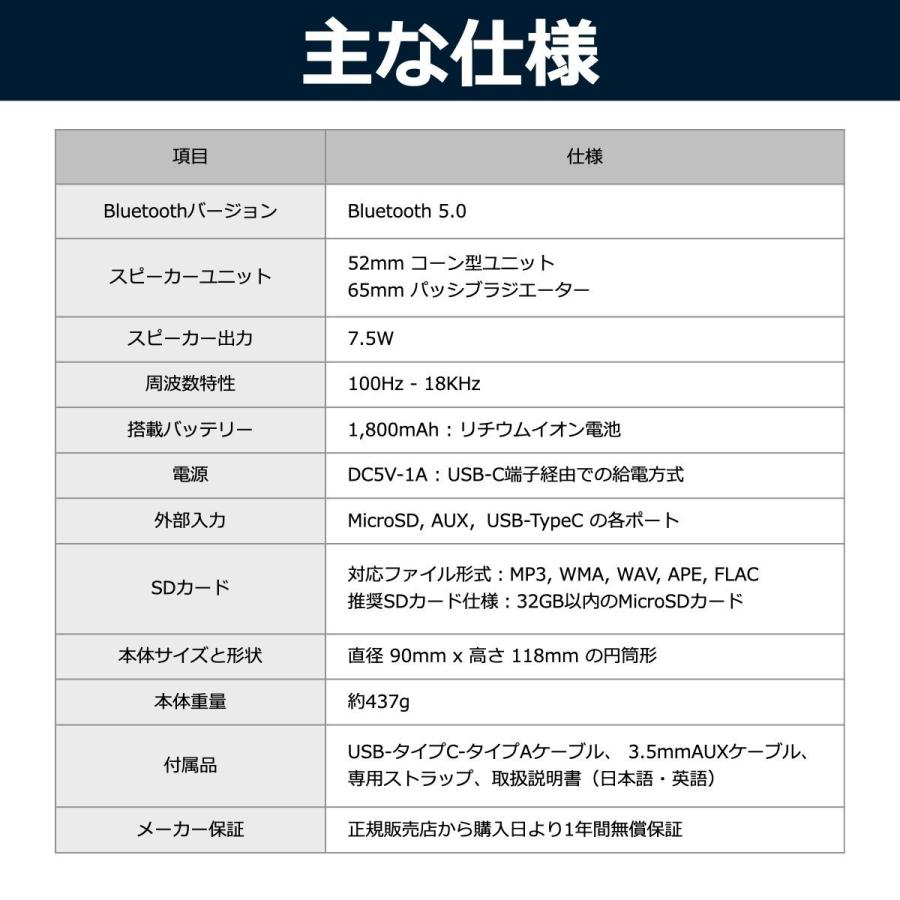 スピーカー Bluetooth 防水 小型 おしゃれ 高音質 車 SDカード お風呂 LED ワイヤレス ハンズフリー スマホ iPhone Android プレゼント ギフト 40s CW1LC | 40s | 14