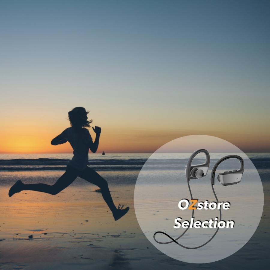 ワイヤレスイヤホン 防水 ランニング スポーツ IPX7 Bluetooth イヤホン 耳掛け iPhone Android 両耳 ブルートゥース スイミング ブルートゥース イヤフォン |  | 03