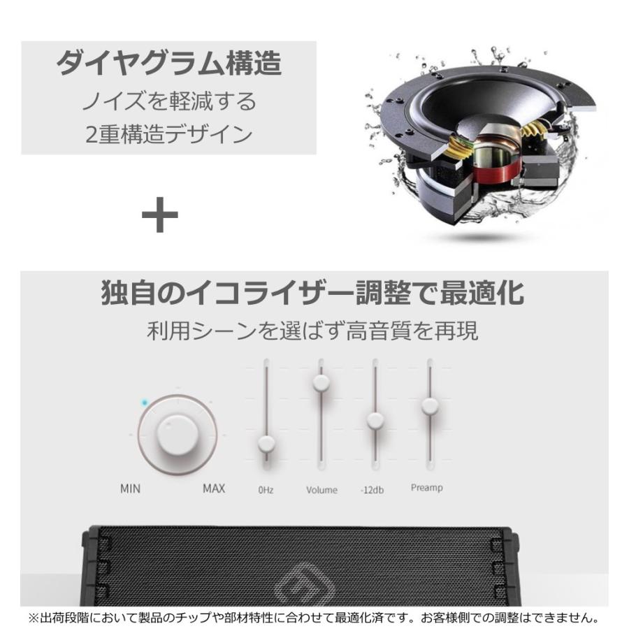 Bluetooth スピーカー 防水 高音質 大音量 重低音 アウトドア ステレオ ブルートゥーススピーカー SDカード ワイヤレス スマホ 風呂 ポータブル ギフト 40s HW1｜forties｜12