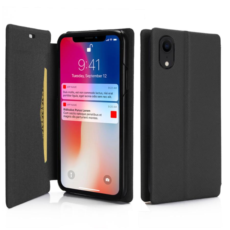 40s 2個セット iPhone XR ケース 手帳型 iPhoneXR 耐衝撃