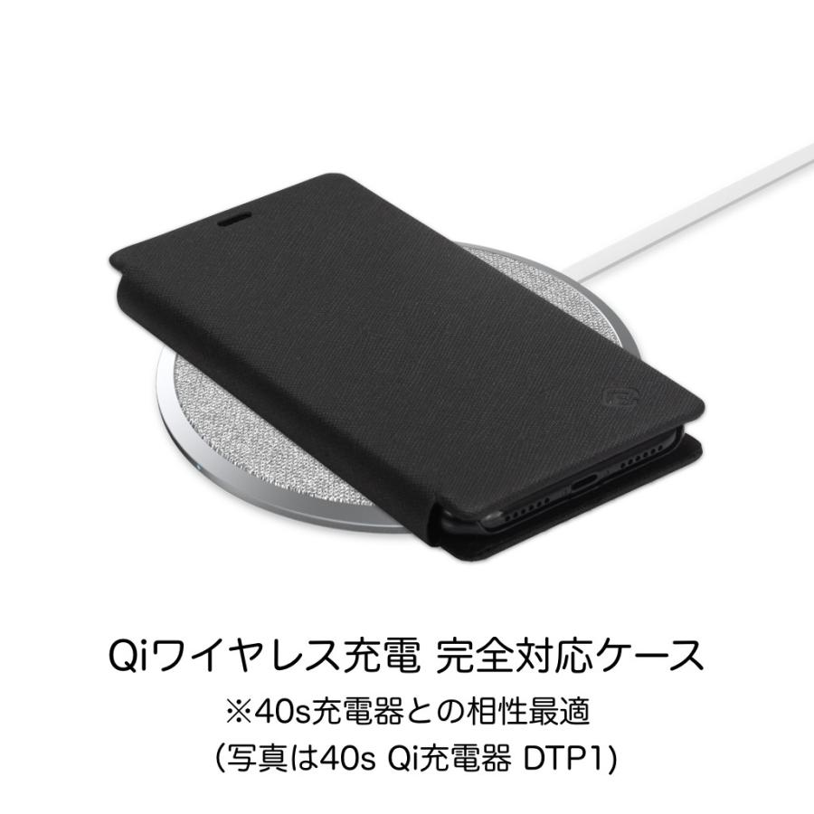 iPhone XS ケース 手帳型 アイフォン iPhoneXS iPhoneケース スタンド 薄型 耐衝撃 カード収納 Qi ワイヤレス充電 おしゃれ 送料無料 40s | 40s | 16