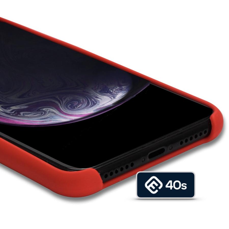 iPhone XR XS ケース アイフォン シリコン 耐衝撃 薄型 軽量 ジャケット ワイヤレス充電 おしゃれ iphonexr iphonexs iPhoneケース 送料無料 赤 黒 40s | 40s | 15