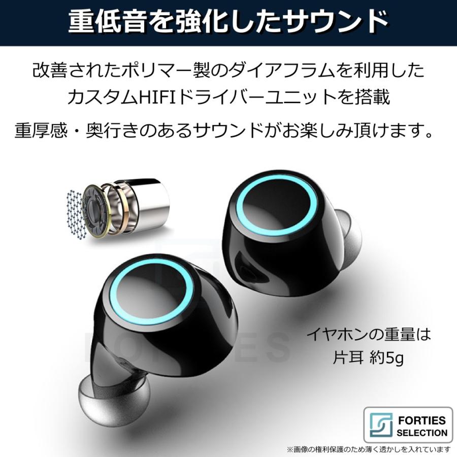 ワイヤレスイヤホン Bluetooth5.0 イヤホン 防水 IPX5 S5 ワイヤレス TWS イヤフォン 高音質 重低音 充電ケース付 iPhone Android ブルートゥース5 小型 軽量 |  | 04