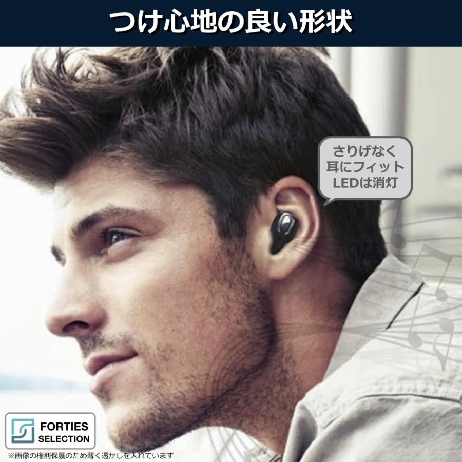 ワイヤレスイヤホン Bluetooth5.0 両耳 高音質 iphone対応 Android 自動ペアリング 小型 軽量 ブルートゥース イヤホン ワイヤレス TWS 充電ケース付 |  | 01