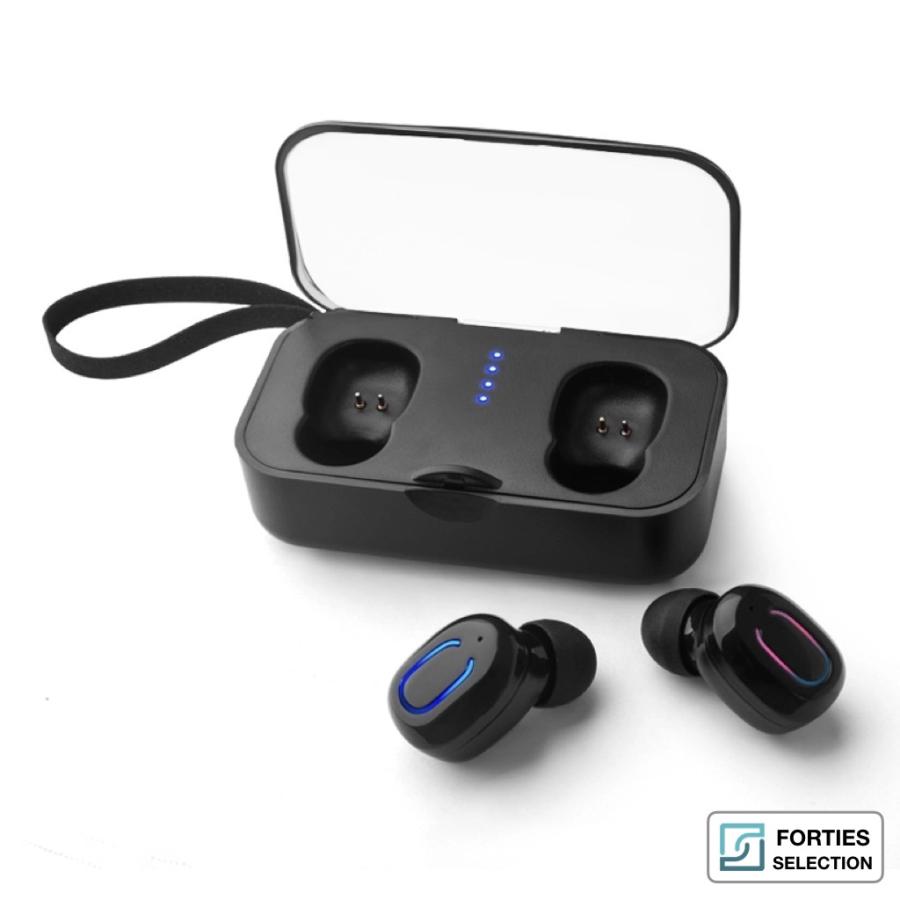 ワイヤレスイヤホン Bluetooth5.0 両耳 高音質 iphone対応 Android 自動ペアリング 小型 軽量 ブルートゥース イヤホン ワイヤレス TWS 充電ケース付 |  | 11