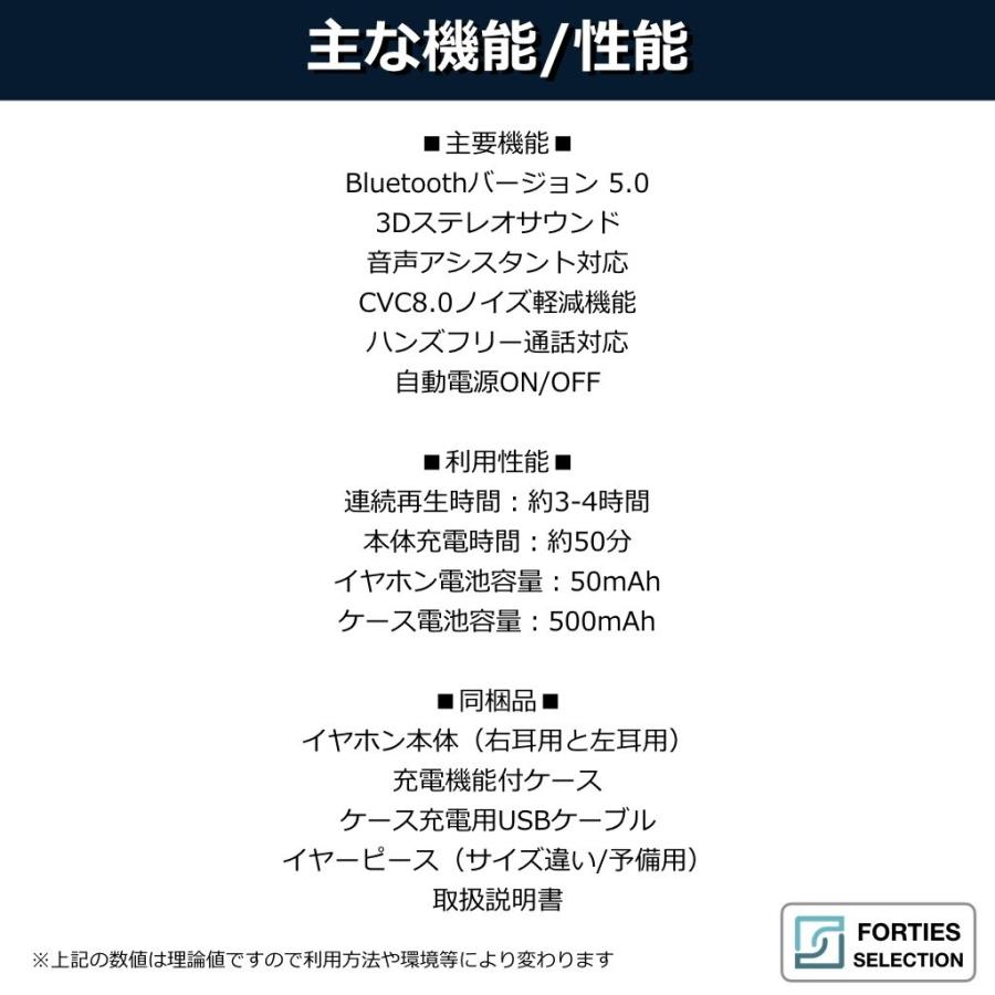 イヤホン iPhone ワイヤレス Bluetooth 5.0 ワイヤレスイヤホン ブルートゥース 両耳 アンドロイド 小型 長時間再生 コンパクト イヤフォン Siri Android TW40 |  | 14