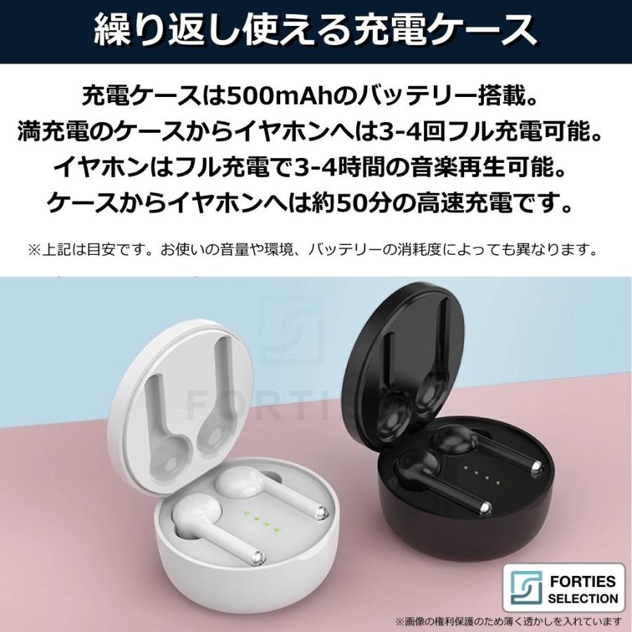 イヤホン iPhone ワイヤレス Bluetooth 5.0 ワイヤレスイヤホン ブルートゥース 両耳 アンドロイド 小型 長時間再生 コンパクト イヤフォン Siri Android TW40 |  | 11