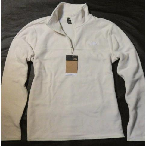 本物正規◆ノースフェイス◆ハーフジップ フリース TKA GLACIER■アイボリー ■新品 VINTAGE WHITE アメリカ限定/11P/The North Face/メンズ｜fortlee｜02