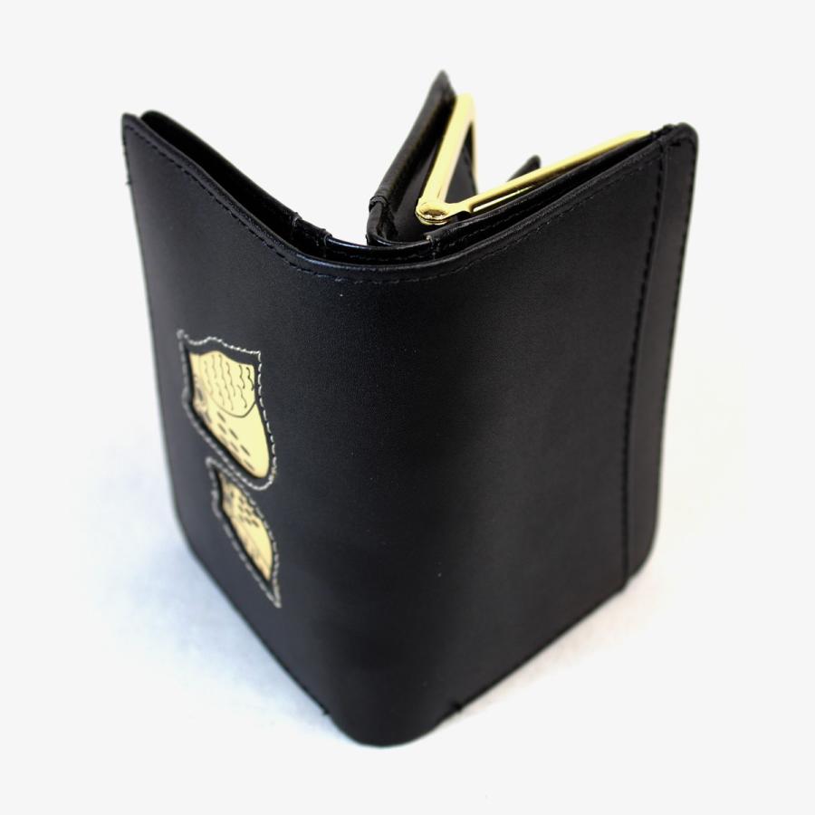 ふくろう 二つ折財布 2W19 口金付 レディース財布 メンズ財布 ふくろう 二つ折財布 2W19 口金付 レディース財布 メンズ財布