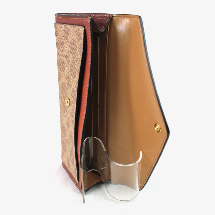 コーチ COACH 32611CA B4NQ6 レディースサイフ ウォレット （カブセ裏：キャメル）の画像
