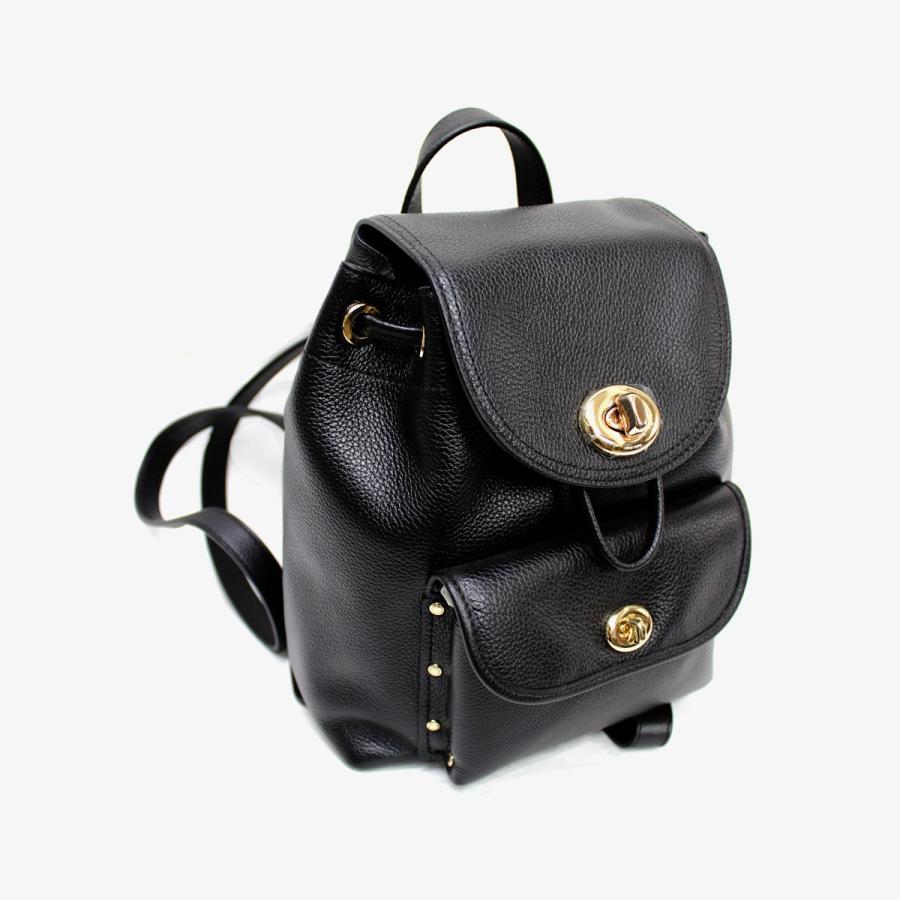 COACH コーチ 37581 ミニ ターンロック ヘブルレザー リュック COACH コーチ 37581 ミニ ターンロック ヘブルレザー リュック