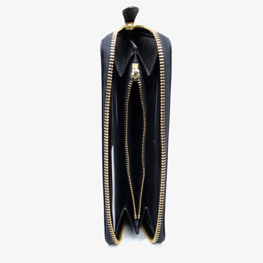 コーチ COACH 57713 アコーディオン ジップ ウォレット ブラック 長財布　