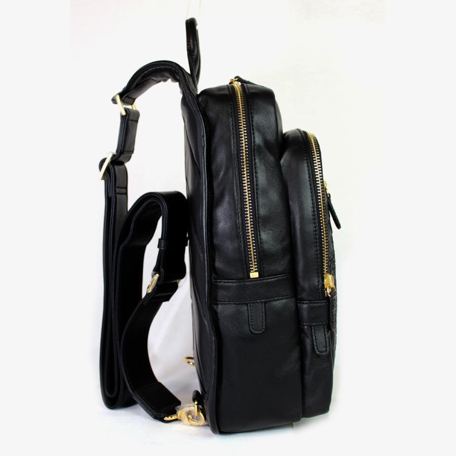 PROVENZANO カイマン ボディバッグ ブラック CAIMAN 740-4511cm ワニ革