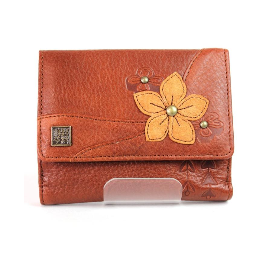 野村修平 花歌 80170 二つ折り財布 レディース財布 ボックス小銭入れ付  