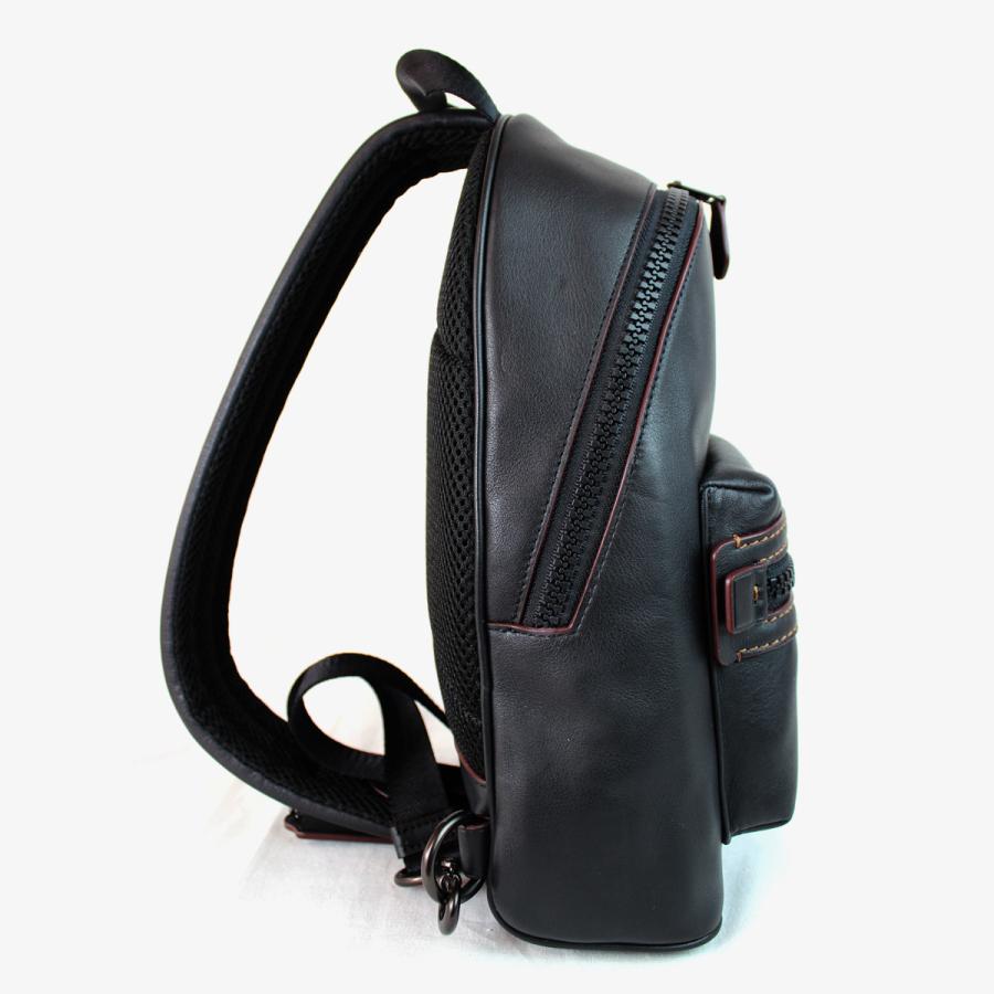 極美品✨COACH コーチ ウエストパック ボディバッグ レザー ブラック コーチ COACH ウエストバッグ・ボディバッグ ぺブルドレザー エリアス