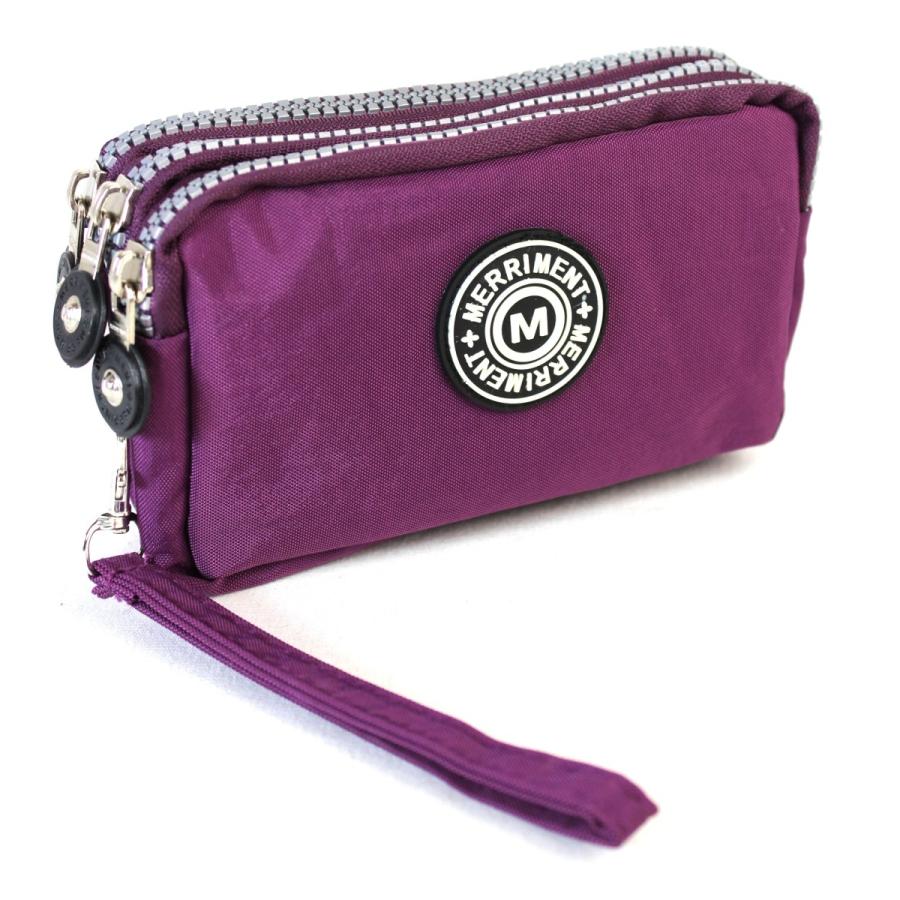 メリーメント MERRIMENT MP-00103 3連ファスナーポーチ（S） 2個