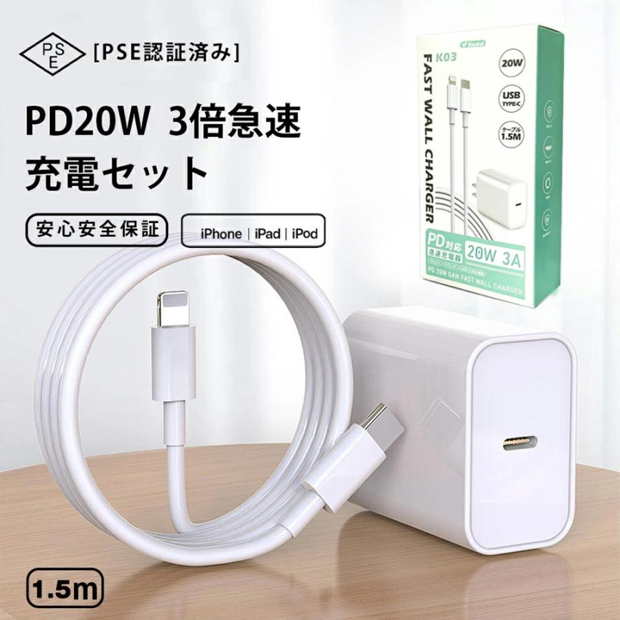 高評価☆2点セット】 充電器 iphone android ケーブルセット タイプc