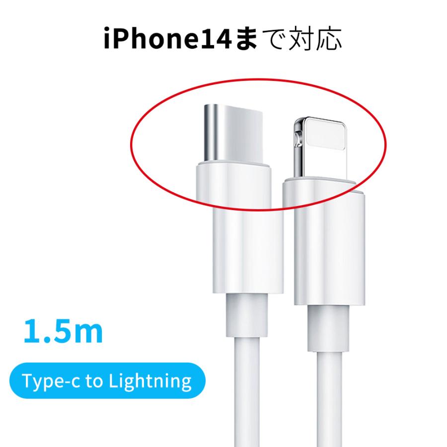 iPhone 充電器 iphone17e ケーブルセット PD充電器 20W 急速充電器