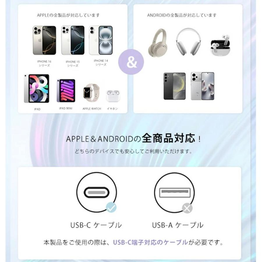 充電ケーブル マグネット タイプC iPhone 17e typec Lightning 充電器 