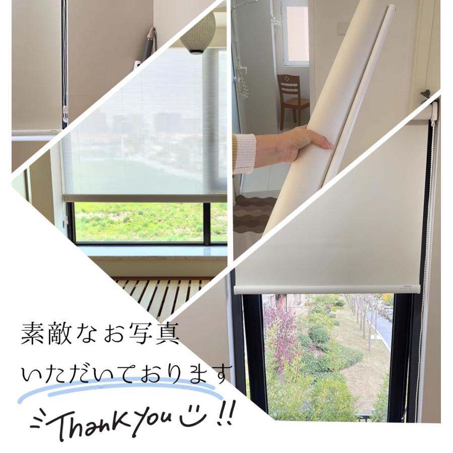 ロールスクリーン つっぱり 突っ張り ブラインド サイズオーダー 幅30