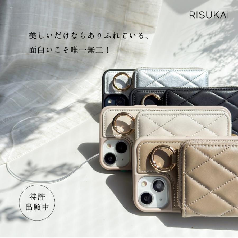 お財布代わりにポーチ付き】財布 iPhone ケース 携帯 カバー カード 