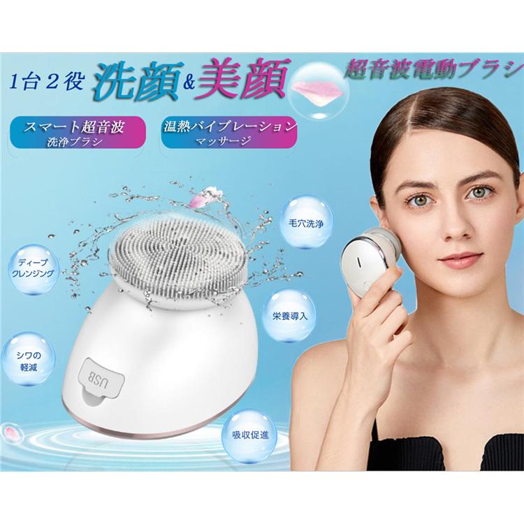 洗顔ブラシ 美顔器 温感導入 毛穴ケア 超音波 クレンジング 音波洗顔 メイクオフ 電動 シリコンヘッド Usb充電 ニキビ対策 黒ずみ対策 温熱 防水 ギフト Kks155 Fortuna Co 通販 Yahoo ショッピング