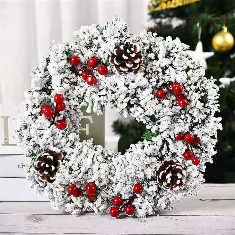 クリスマスリース クリスマス飾り付け 壁掛け飾り 玄関ドア 花 冬 手作り フラワーリース 造花 花輪 ガーデニング 雑貨 装飾 ギフト お店 おしゃれ ２枚セット Sdj011 Fortuna Co 通販 Yahoo ショッピング