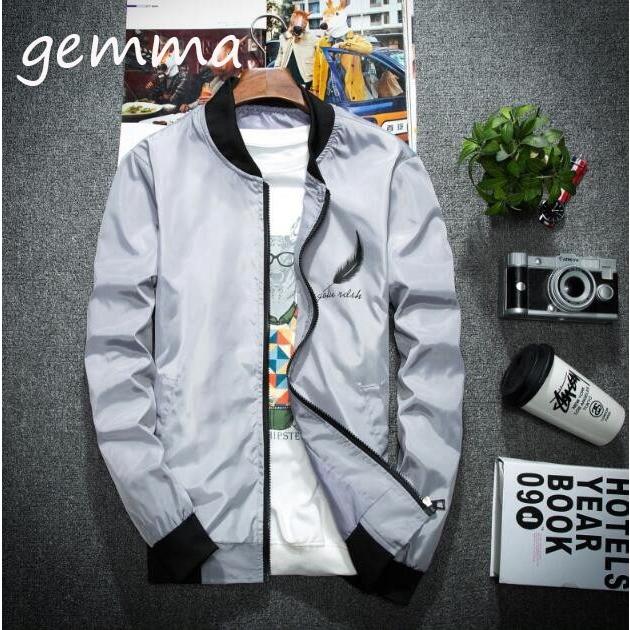 ブルゾン メンズ スタジャン 春物 ジャケット メンズ お洒落 ライトアウター ブルゾン ジャンパー アメカジ プリント ライトアウター 大きい