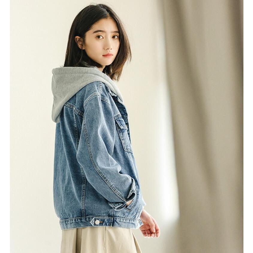 デニムジャケット レディース カジュアル ゆったり フード付き Gジャン ベーシック シンプル アウター レディース クラシック 長袖春秋 Best 96 Gemma 通販 Yahoo ショッピング