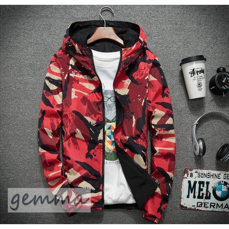 リバーシブル メンズ 迷彩柄 ジャンパー マウンテンパーカー メンズ